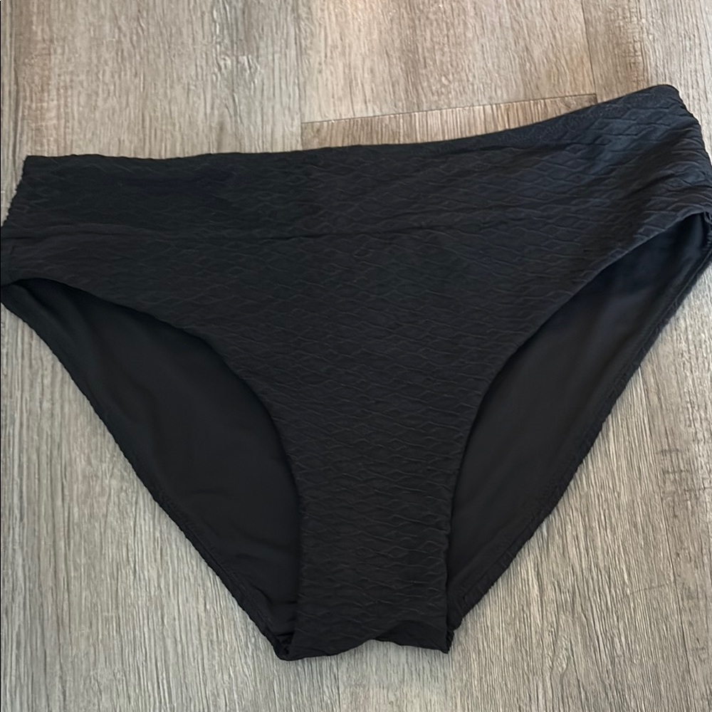 Victoria’s Secret bathing suit bottom black large